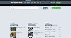 Desktop Screenshot of motorcykelgalleri.dk